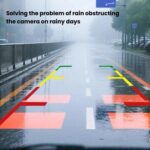 Juego de 2 protectores contra la lluvia para la cámara trasera del coche y el radar de marcha atrás. - Imagen 3