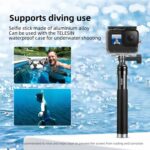Trípode monopie para selfies TELESIN de 0,9 m, compatible con cámaras de acción y smartphones., Plastic Tripod - Imagen 8