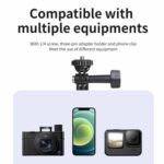 Trípode monopie para selfies TELESIN de 0,9 m, compatible con cámaras de acción y smartphones., Plastic Tripod - Imagen 11