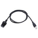 Cable de extensión para salpicadero de coche, barco o yate (macho a hembra, 1 m), con conexión de datos y carga AMAF., USB3.0 - Imagen 2