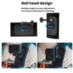 Soporte universal para correa de hombro para cámaras de acción con rótula giratoria de 360 ​​grados para grabación POV manos libres. - Imagen 3