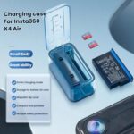 Cargador rápido de batería para Insta360 X4 Air, estuche de carga de doble canal con pantalla digital - Imagen 2