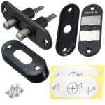 Interruptor de electrodo de contacto para cerradura de puerta corrediza universal de empuje y tracción para automóviles