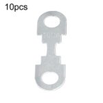 10 fusibles de lámina plana para automóviles, de fijación mediante pernos, para batería., 100A
