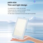 Luz de relleno para exteriores Mamen de 25 W, RGB a todo color, para cámaras y transmisiones en vivo., 25R - Imagen 4