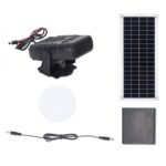 Calentador portátil solar para coche con doble modo de funcionamiento para calefacción invernal., 30W