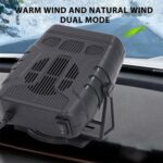 Calentador portátil solar para coche con doble modo de funcionamiento para calefacción invernal., 30W - Imagen 4