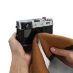 Bolsa de almacenamiento autoadhesiva multiusos para cámaras, lentes, estabilizadores y tabletas., L Cyan - Imagen 5