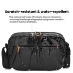 Bolso bandolera para cámara QISEMIAN XK110 para hombre, resistente al agua, para fotografía DSLR, con divisores extraíbles y soporte para trípode. - Imagen 3