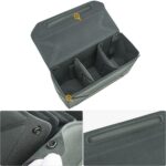 Bolsa modular multiusos para cámara, estuche protector ecológico para cámaras sin espejo/DSLR y objetivos., L Black - Imagen 5