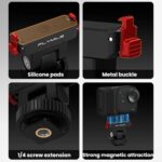 Base de extensión de liberación rápida para gimbal magnético Flymile de Insta360 Go Ultra, GU017 - Imagen 3