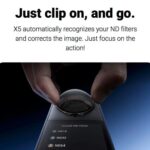Filtros panorámicos de densidad neutra para cámara de acción Insta360 X5 (2 unidades/caja), filtros protectores de cristal., ND32 - Imagen 7