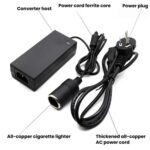 Adaptador de corriente de 12 V 5 A para portavasos de coche y convertidor de corriente para aspiradora, EU Plug - Imagen 4
