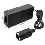 Adaptador de corriente de 12 V 5 A para portavasos de coche y convertidor de corriente para aspiradora, EU Plug - Imagen 6