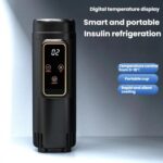 Insulin Cooling Cup Portable Cooling Box Medication Temperature Controlled Portable Mini Fridge, 10200mAh Charging - Imagen 2