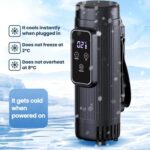 Insulin Cooling Cup Portable Cooling Box Medication Temperature Controlled Portable Mini Fridge, 10200mAh Charging - Imagen 3