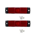 LMYB021 2 unidades de luz de señalización LED para camión de 12 V/24 V, luz de posición lateral