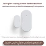 2 In 1 Smart Zigbee Door Window Sensor, Compatible With Home Assistant, ZG-102Z - Imagen 2