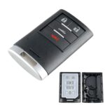 Carcasa para llave remota de coche Cadillac con hoja de llave en blanco para sedán, 3+1 Buttons - Imagen 3