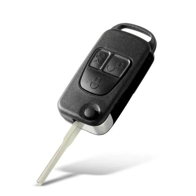 TBD0606613101A.jpg Carcasa de llave remota para coche Mercedes-Benz sin luz / Llave pequeña en blanco, 3 Buttons - Imagen 1