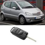 Carcasa de llave remota para coche Mercedes-Benz sin luz / Llave pequeña en blanco, 3 Buttons - Imagen 4