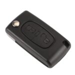 Carcasa para llave remota de coche Peugeot de 2 botones