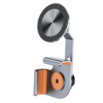 Base giratoria para soporte de teléfono en consola central de coche, compatible con Tesla, BYD, NIO y otras pantallas de vehículos de nueva energía., Base+Magnetic Mount
