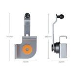 Base giratoria para soporte de teléfono en consola central de coche, compatible con Tesla, BYD, NIO y otras pantallas de vehículos de nueva energía., Base+Magnetic Mount - Imagen 8