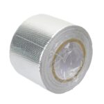 Cinta aislante térmica de papel de aluminio para colector de admisión de motor de automóvil y turbocompresor, 5x1000cm Silver
