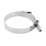 Abrazadera de tubo de escape para silenciador de motocicleta, de acero inoxidable, tipo T, de alta resistencia., 2 inch 51-61mm - Imagen 4