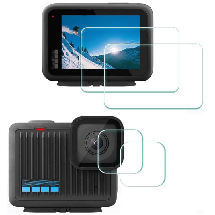 TBD0606624301.jpg Protector de pantalla de vidrio templado antiarañazos para GoPro HERO 4K 2024, 2 Sets - Imagen 1