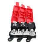 Portafusibles de horquilla de salida múltiple de 200 A para modificación automotriz, 1 Input 2 Outputs - Imagen 2