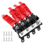 Portafusibles de horquilla de salida múltiple de 200 A para modificación automotriz, 1 Input 3 Outputs