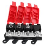 Portafusibles de horquilla de salida múltiple de 200 A para modificación automotriz, 1 Input 3 Outputs - Imagen 3