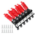 Portafusibles de horquilla de salida múltiple de 200 A para modificación automotriz, 1 Input 5 Outputs