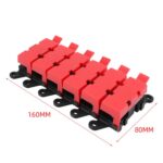 Portafusibles de horquilla de salida múltiple de 200 A para modificación automotriz, 1 Input 5 Outputs - Imagen 3