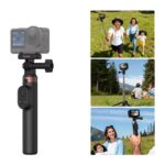 Trípode con palo selfie y control remoto Bluetooth TELESIN para cámaras de acción y smartphones