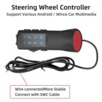 Botones/manija de control multifunción para volante de automóvil, específicamente para pantallas grandes de Android., A3001 Blue Backlight - Imagen 2