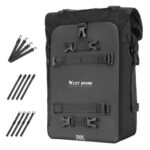 Bolsa de asiento trasero modular de gran capacidad para motocicleta WEST BIKING, 30L