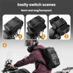 Bolsa de asiento trasero modular de gran capacidad para motocicleta WEST BIKING, 20L - Imagen 2