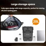 Bolsa de asiento trasero modular de gran capacidad para motocicleta WEST BIKING, 30L - Imagen 3