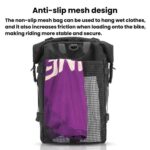 Bolsa de asiento trasero modular de gran capacidad para motocicleta WEST BIKING, 30L - Imagen 7