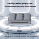 Para DJI Neo 2 YX, concentrador de carga de baterías triples con carga rápida PD de 65 W y gestión de energía de 3 canales. - Imagen 4
