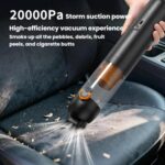 Aspiradora de mano inalámbrica sin escobillas para uso doméstico y exterior, potente succión, aspiradora para coche. - Imagen 2