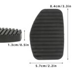 Almohadillas de goma para pedales de freno y embrague para CITROEN / DS / FIAT / LANCIA / Peugeot - Imagen 3
