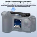 Empuñadura tipo jaula Flymile para cámara DJI Osmo Action 5 Pro / 4 / 3 con base magnética de liberación rápida. - Imagen 4