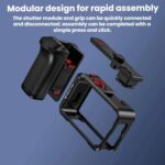 Accesorio para cámara deportiva de mano con base magnética de liberación rápida Flymile para DJI Osmo Action 6 - Imagen 3