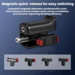 Accesorio para cámara deportiva de mano con base magnética de liberación rápida Flymile para DJI Osmo Action 6 - Imagen 4