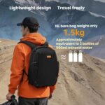 Mochila para cámara Cwatcun D248 mediana, impermeable y de alta capacidad para cámaras DSLR y cámaras digitales. - Imagen 2