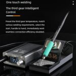 Estación de soldadura digital OSS TEAM T210 Pro de 75 W con preajustes inteligentes y pantalla LED para reparación de teléfonos y placas de circuito impreso. - Imagen 2